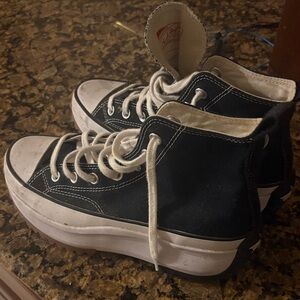 Converse Black and White High-Top Sneakers